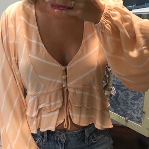 Free people long sleeve top